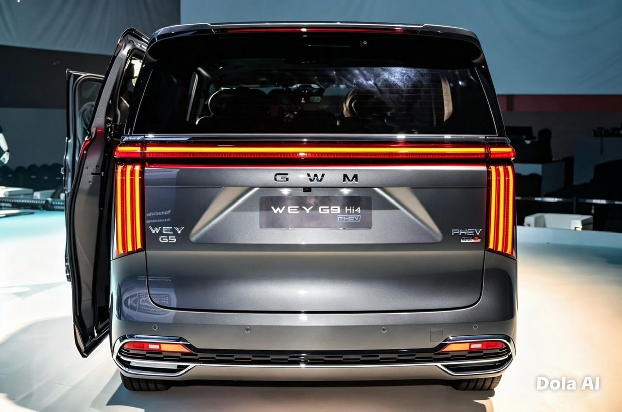 GWM WEY G9 Hi4 Bandung - tailgate elektrik terbuka