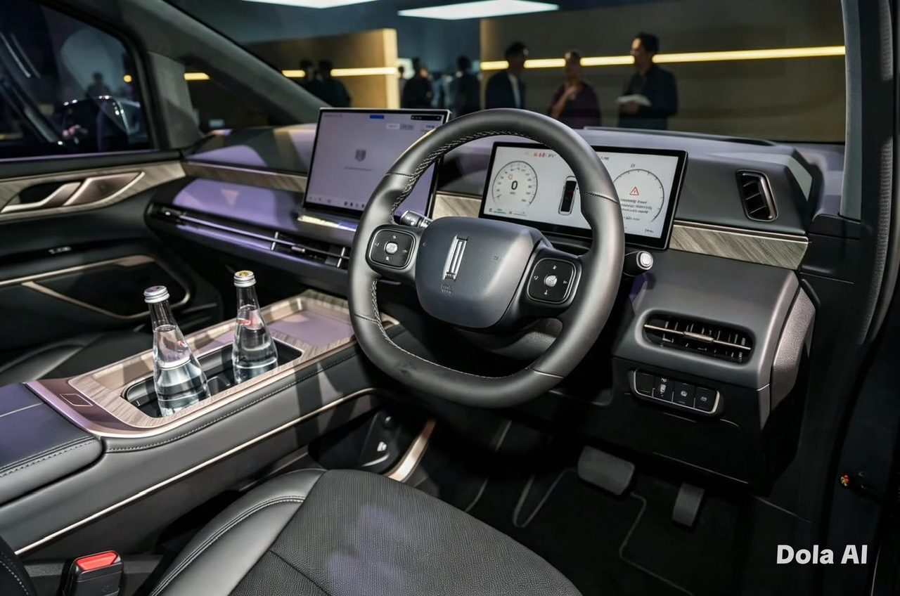 GWM WEY G9 Hi4 Bandung - interior dashboard dan kemudi